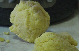 Ball of Masa Corn Flour Ball